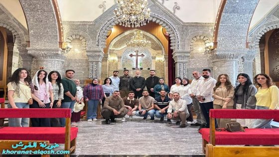 زيارة ميدانية لفريق منظمة السلام والحرية إلى معالم القوش ضمن مشروع “تراثنا يجمعنا”