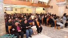 القوش تحيي الجمعة الثانية من الصوم الكبير برتبة درب الصليب في كنيسة مار كوركيس