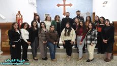 إقامة رتبة درب الصليب للجمعة الثالثة من الصوم الكبير في كنيسة مار قرداغ بالقوش