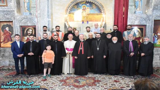 راديو مريم أربيل ينظم صلاة مسبحة الوردية العالمية في دير السيدة بالقوش