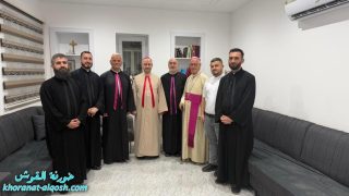 اجتماع كهنة أبرشية القوش برئاسة المطران مار فيلكس الشابي لتنظيم شؤون الأبرشية للفترة الراهنة