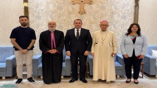 زيارات رسمية إلى دار مطرانية القوش للتعاون وتقديم التهاني للخورأسقف